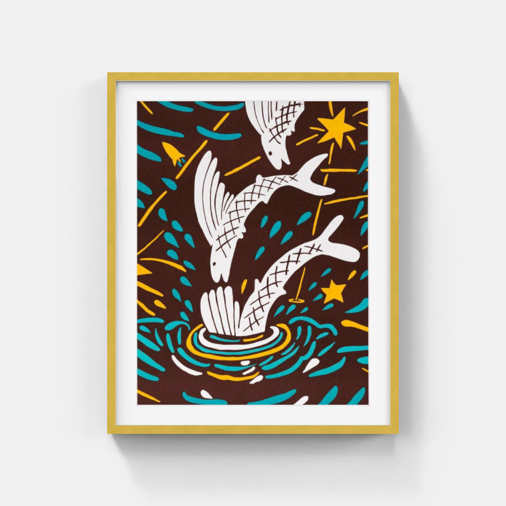 Carl Johan De Geer - Flying fish