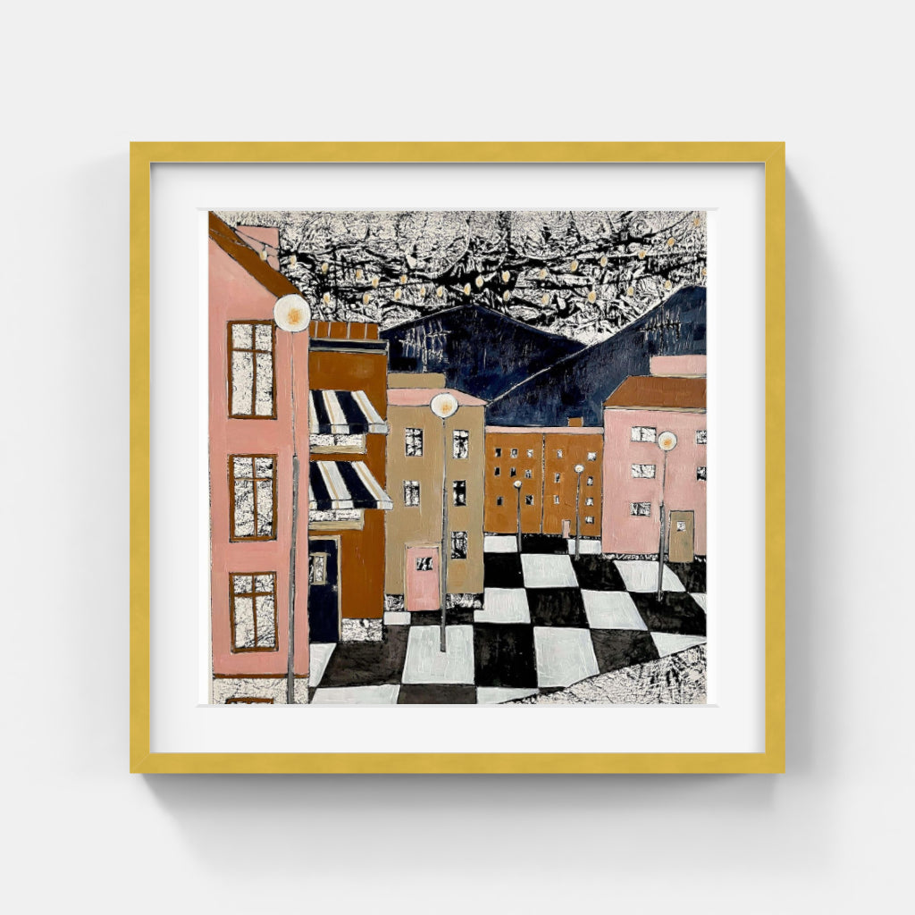 Karolina Nolin - City with mountains