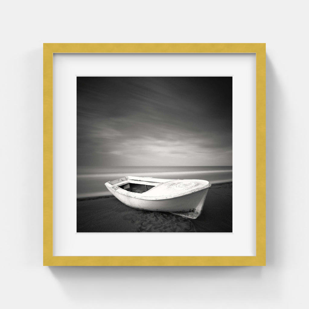 Frang Dushaj - White Boat W33xH33