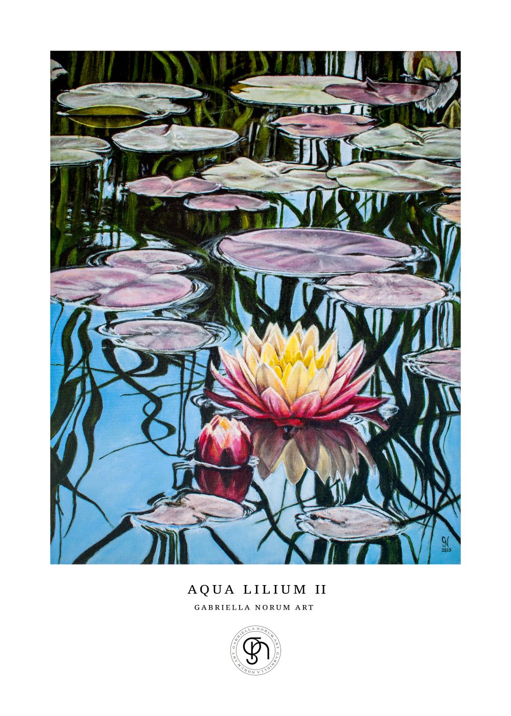 Gabriella Norum - Aqua Lilium II