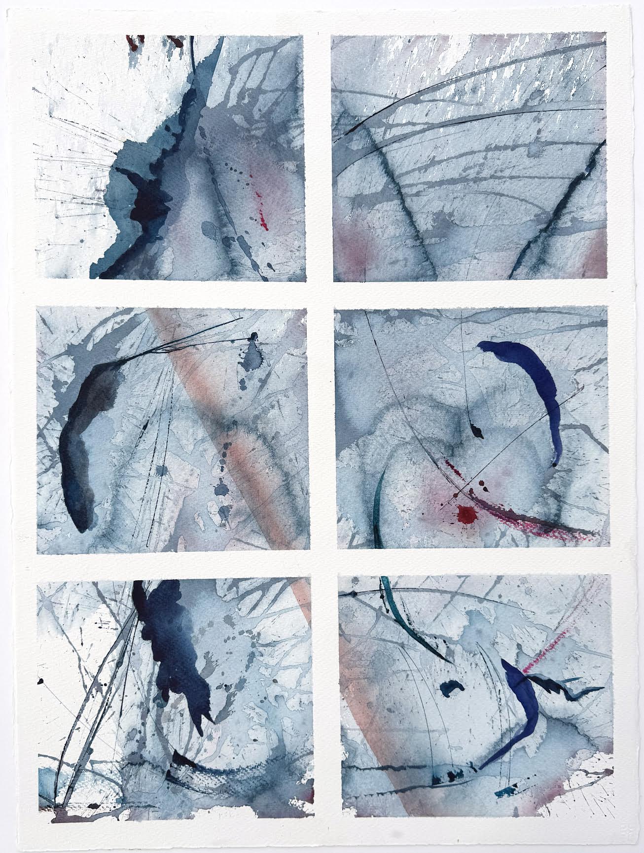 Anja Lund - Fönster Blå