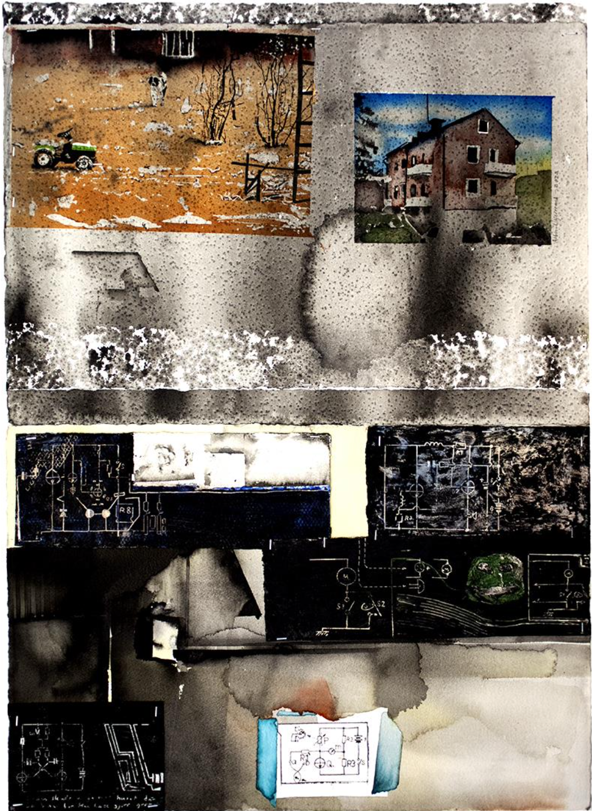 Albin Liljestrand - Grön traktor, springande Landseer, byggbeskrivningar för nybörjare