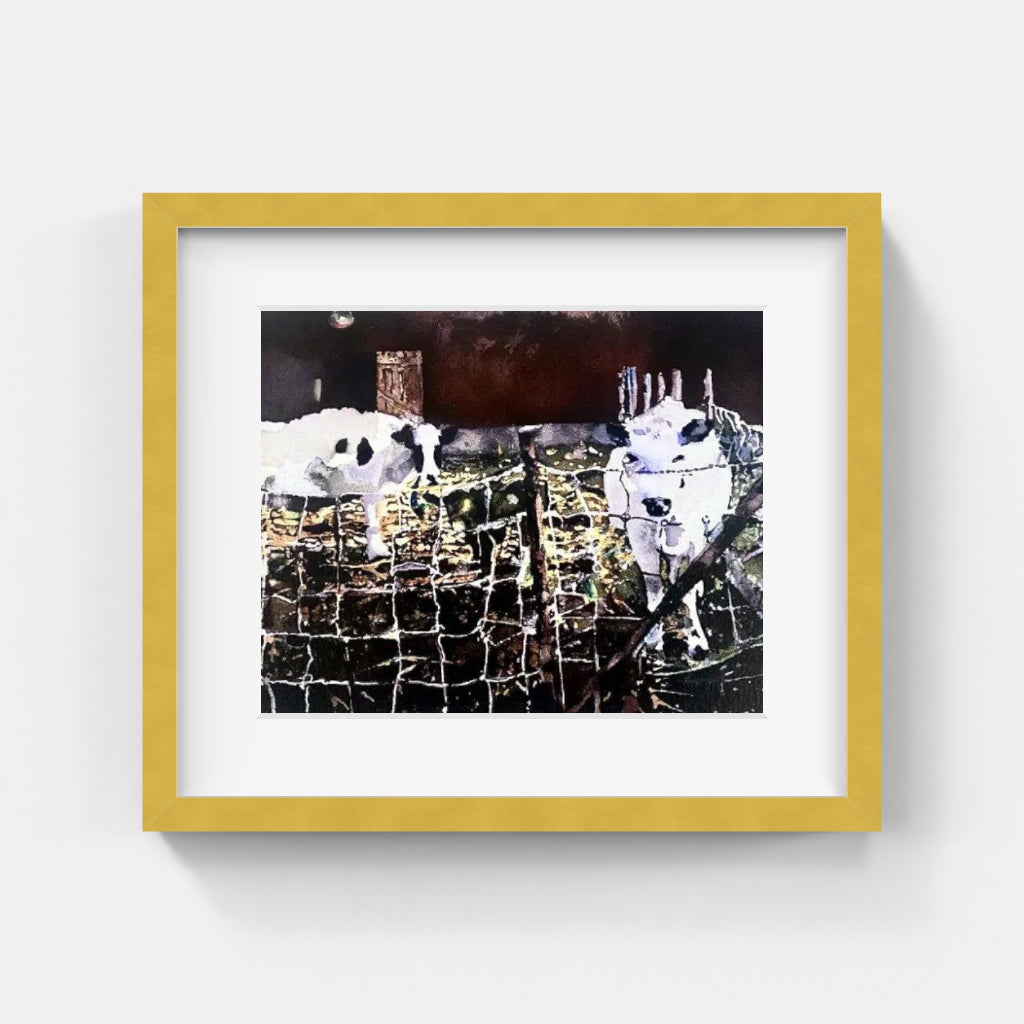 Albin Liljestrand - Fjällkor på Frömansgården