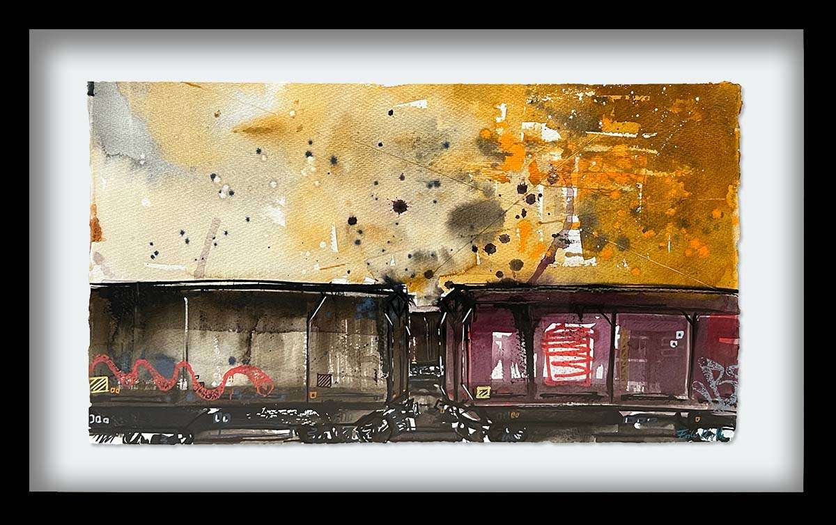 Galleri Mats Bergman Erik Hjorth - Tågvagn