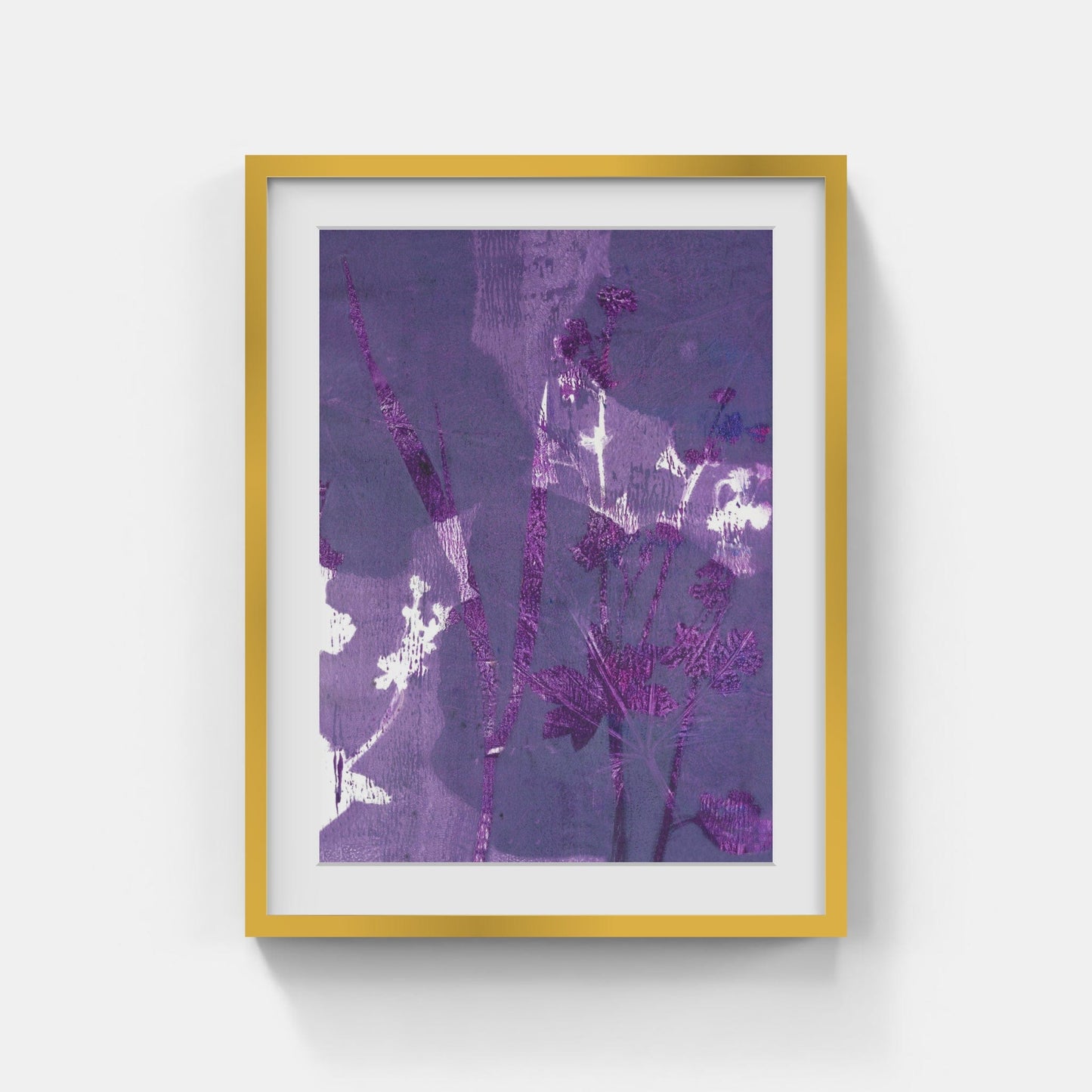 Galleri Mats Bergman Guldram med passepartout Ylva Molitor-Gärdsell - Mon Jardin IV