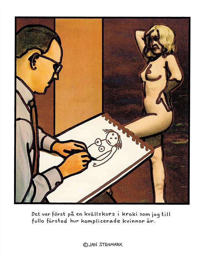 Galleri Mats Bergman Jan Stenmark - Kroki