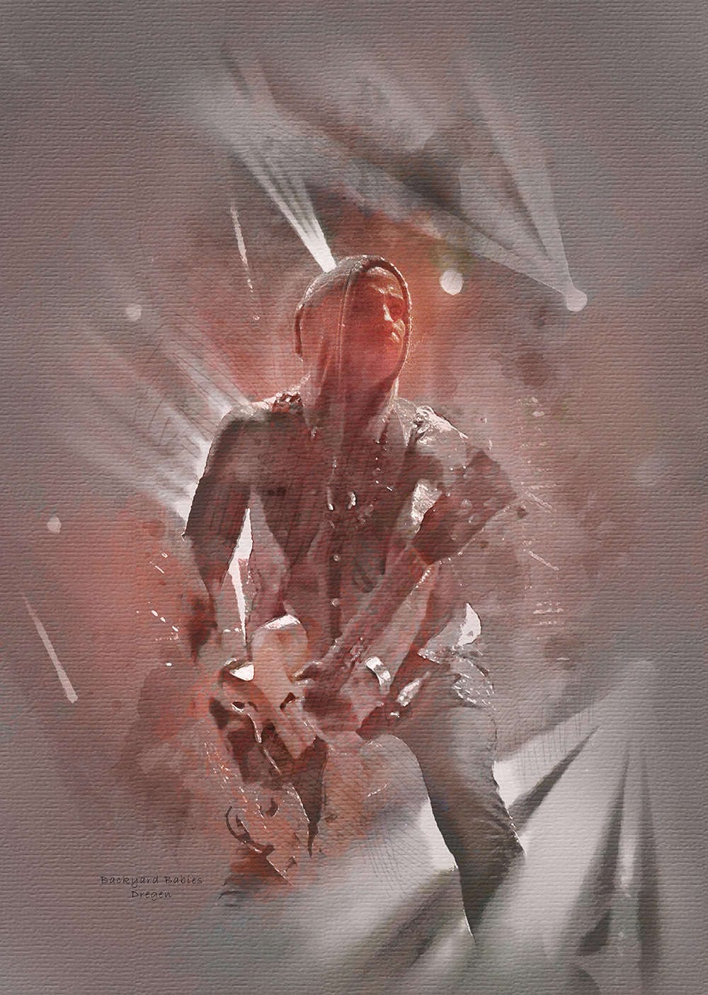 Galleri Mats Bergman Oramad Simone Syversson - Backyardbabies I