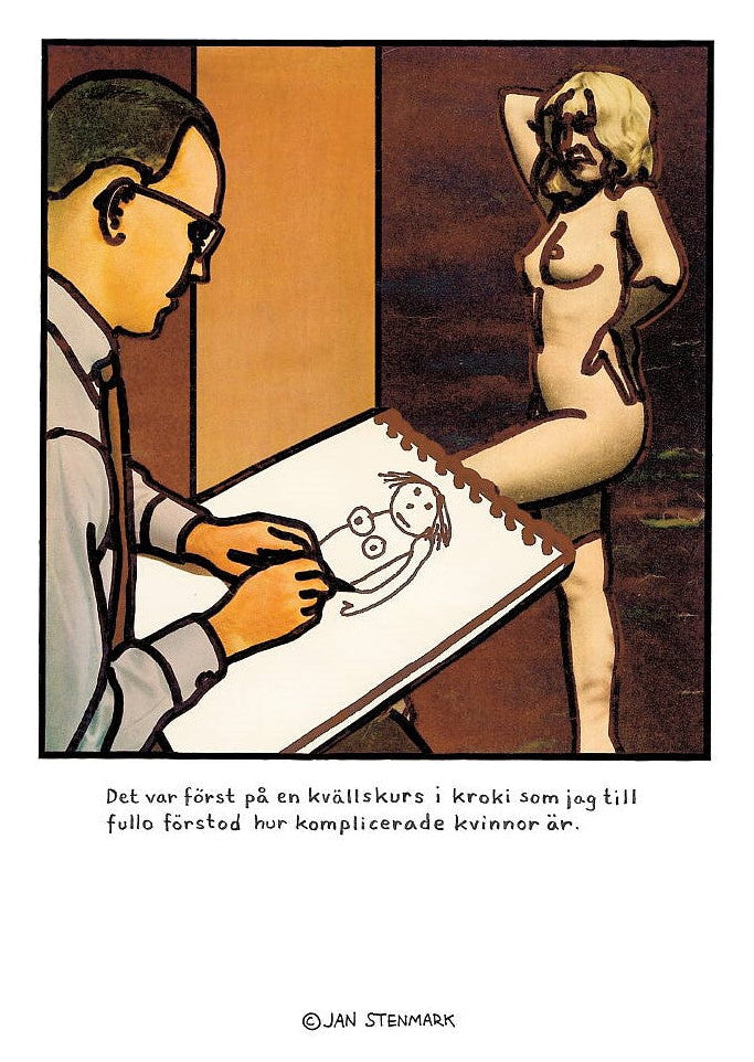 Jan Stenmark - Kroki - 50 x 70