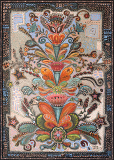 Marie Levin - Meditation embroidery