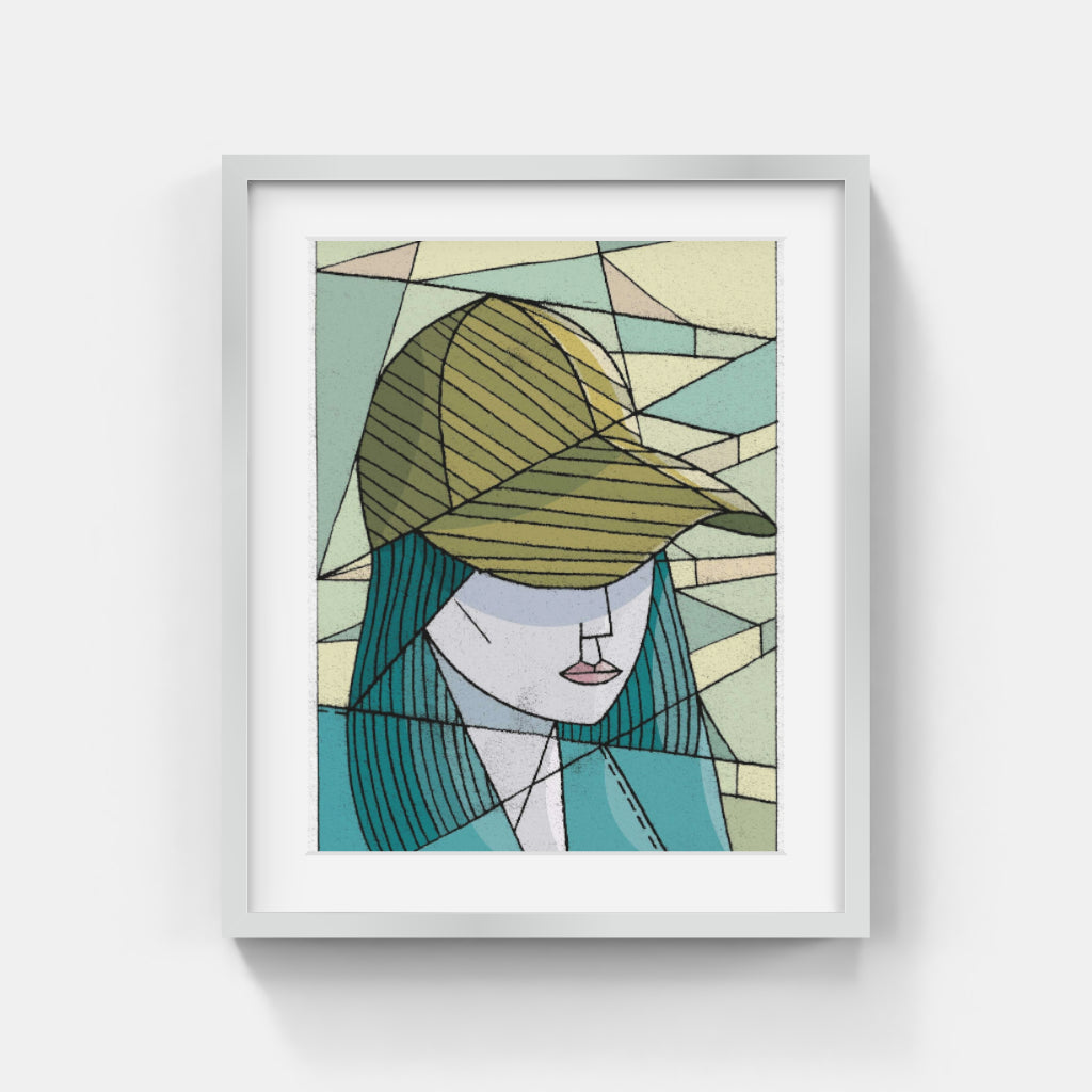 Stef Rymenants - Girl with a striped Cap