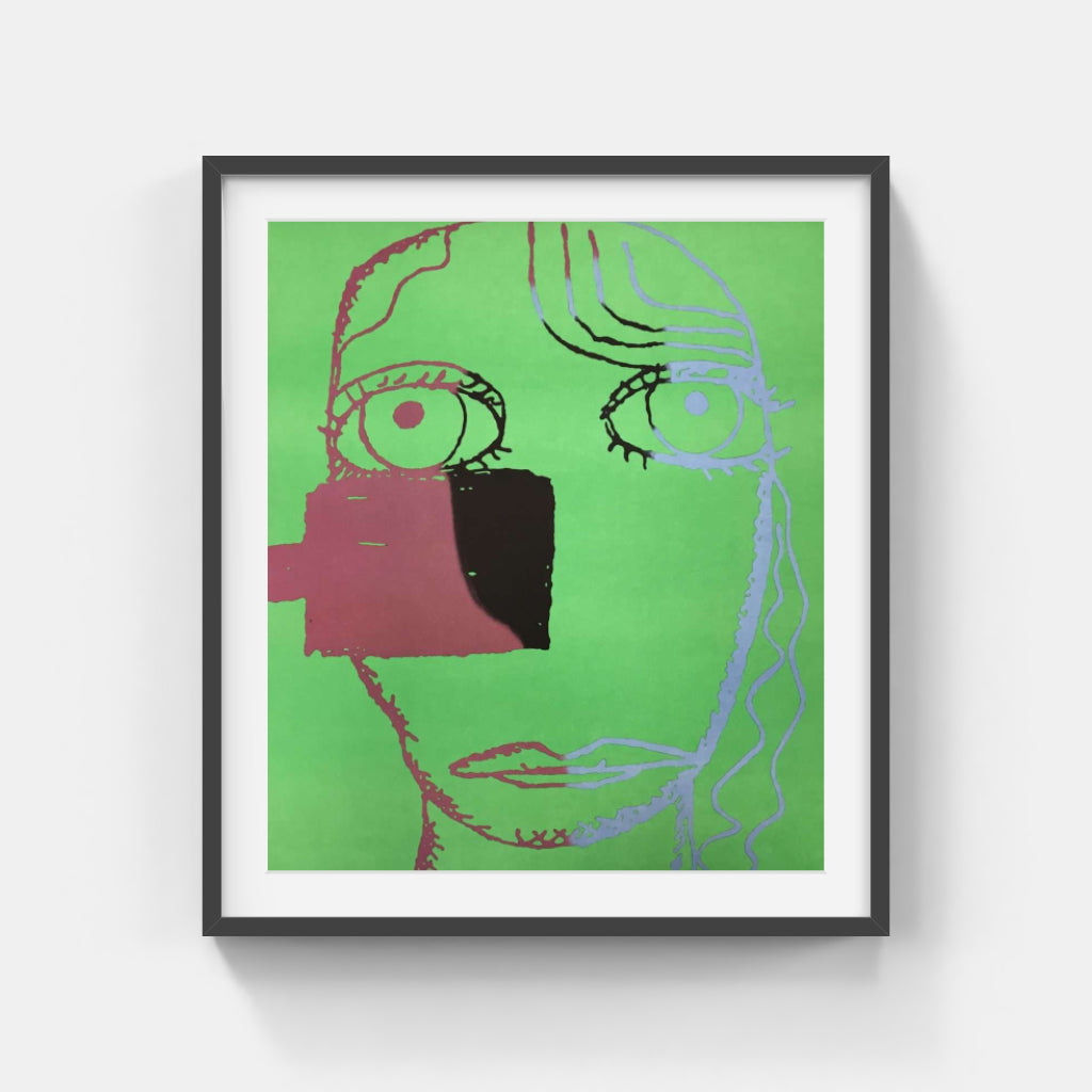 Bjarne Melgaard - Facesgreen