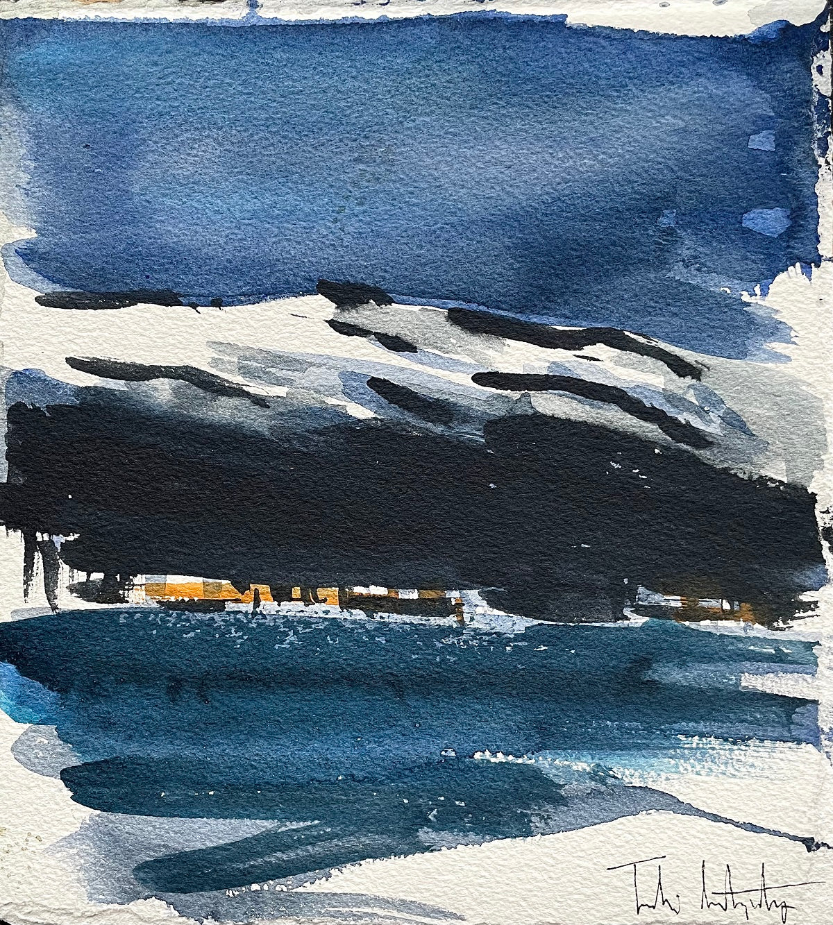 Tobias Liljeborg - Hus vid berg