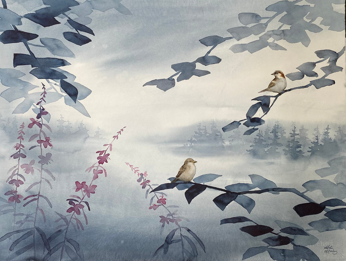 Malin Mossberg - Gråsparvar