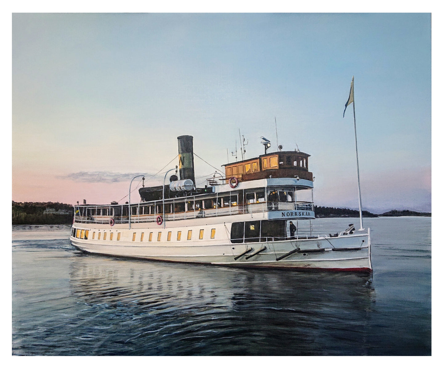 Gabriella Norum - Norrskär i kvällsljus