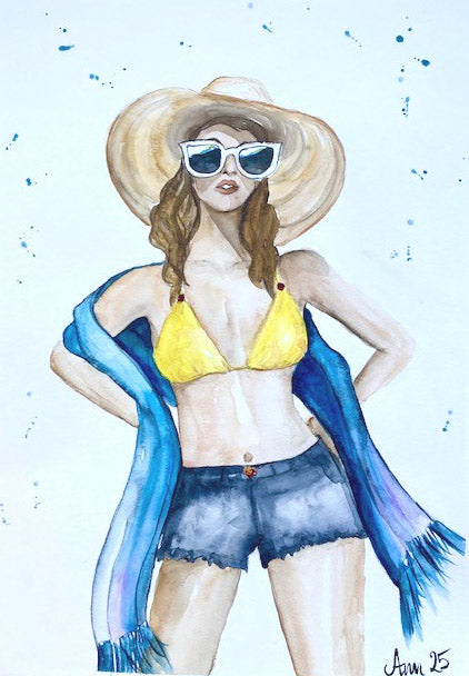 Ann Blimark - RIVIERA GIRL- AUKTION