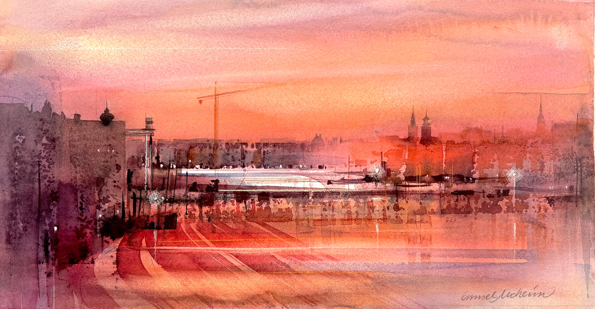 Gunnel Moheim - Röd Slussen