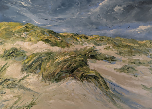 Kathrin Bernekorn -  Vind över stranden 