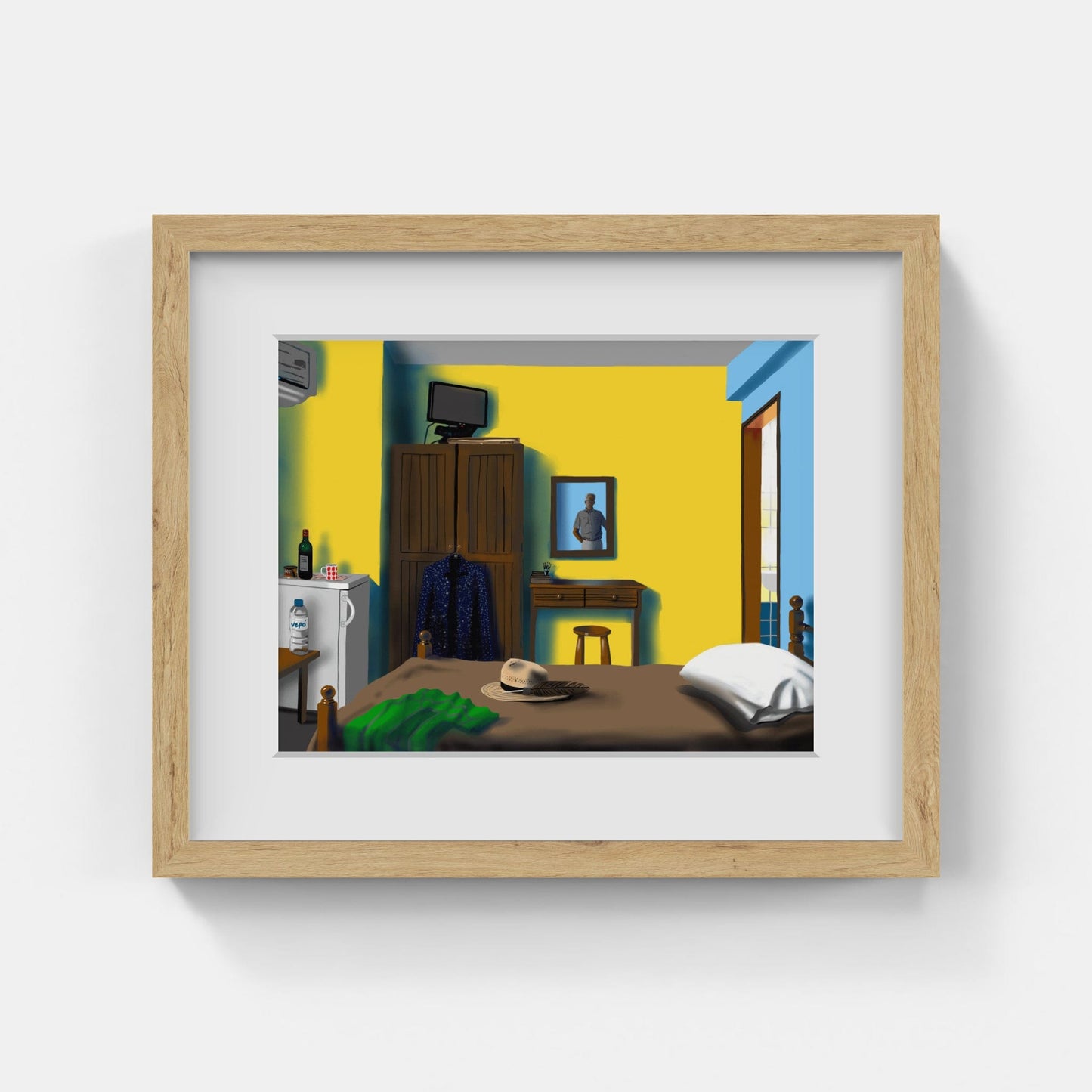 Peter Sternäng - Self portrait in Yellow Room