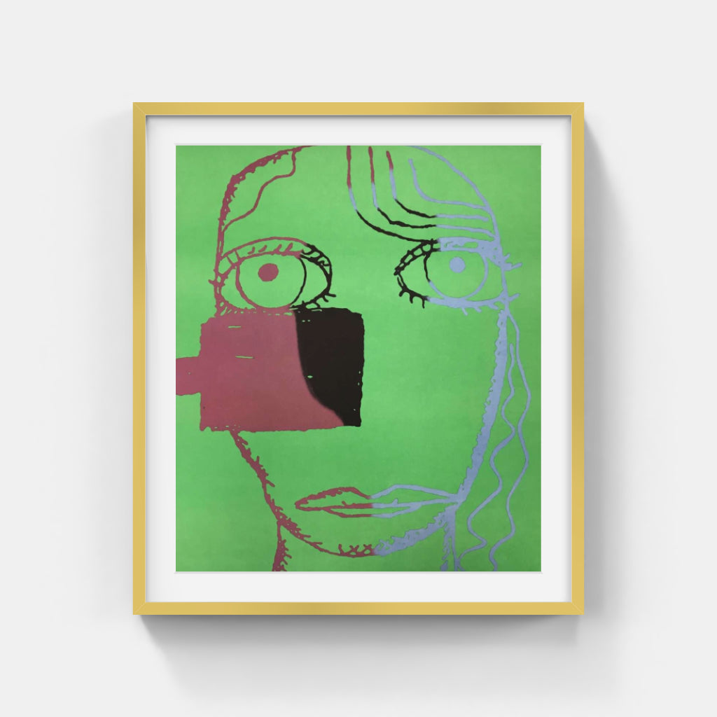 Bjarne Melgaard - Facesgreen