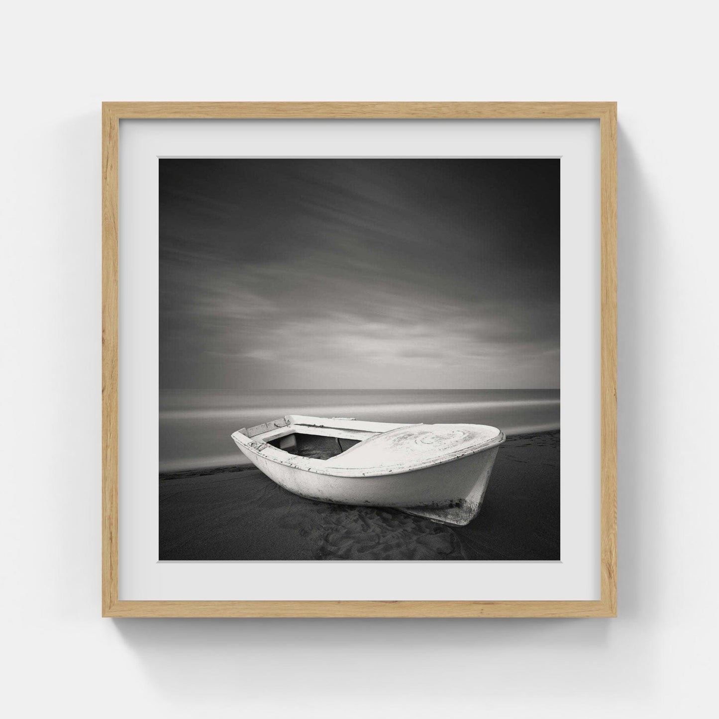 Frang Dushaj - White Boat B60XH60