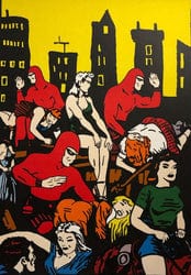 Galleri Mats Bergman Carl Johan De Geer - Fantomen i Stockholm - Auktion