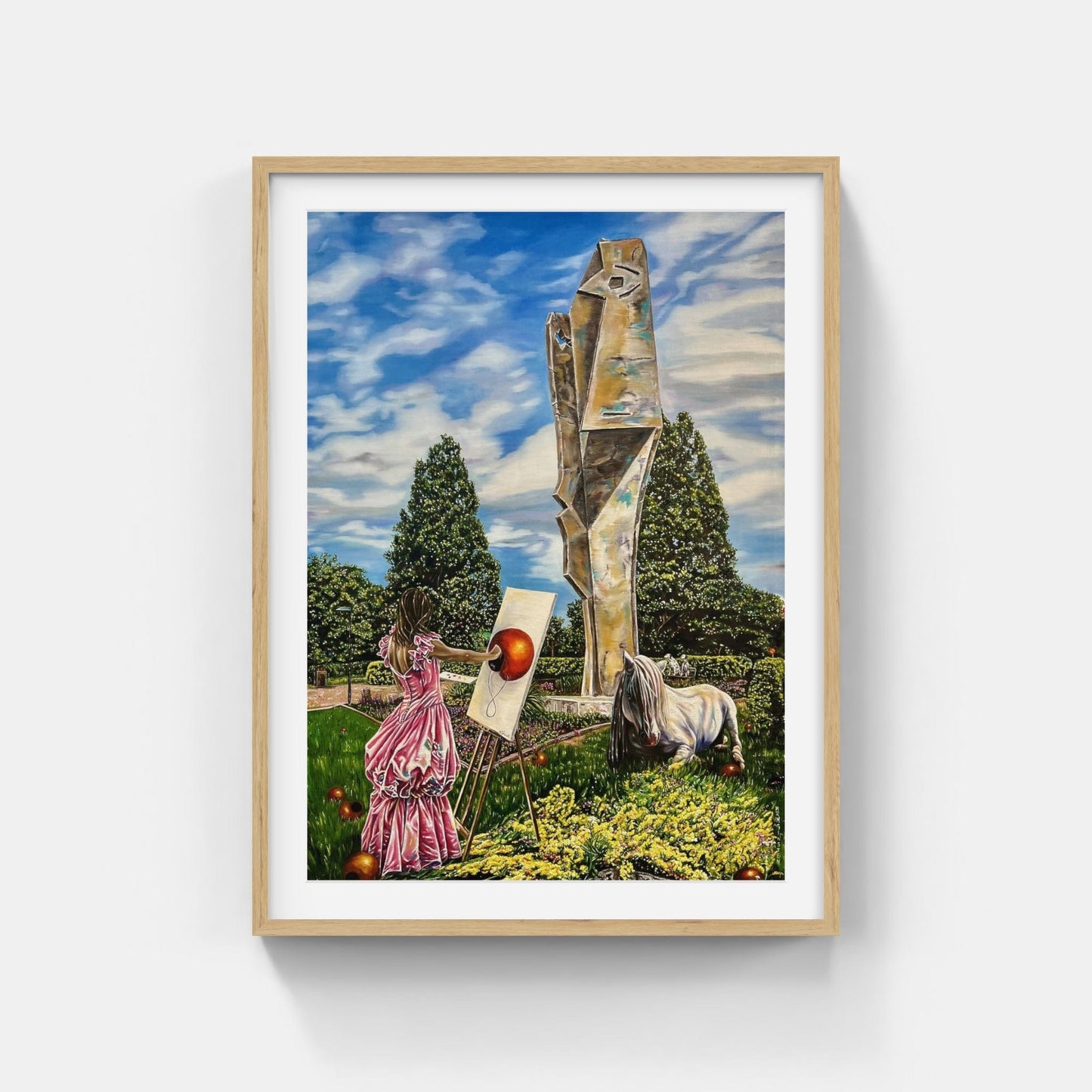 Galleri Mats Bergman Ekram med passepartout Caroline af Ugglas - Jag och Picasso