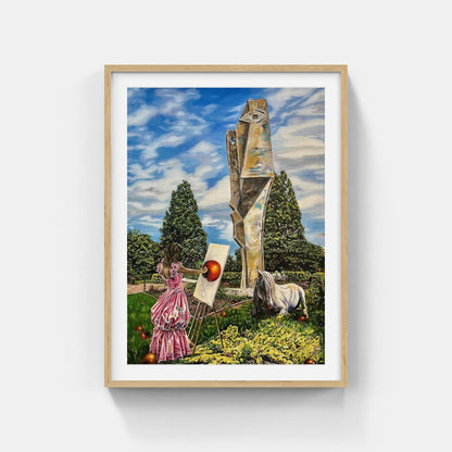 Galleri Mats Bergman Ekram med passepartout Caroline af Ugglas - Jag och Picasso