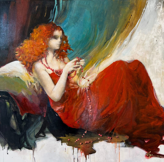 Galleri Mats Bergman Olga Semenova - Red Pearl