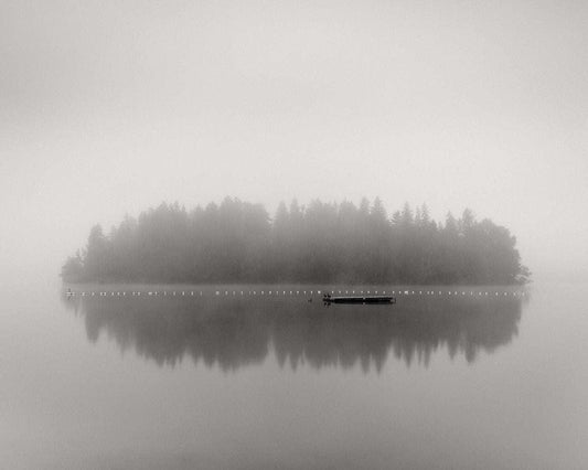 Galleri Mats Bergman Oramad Frang Dushaj - Oneiric Lake Autumn Mist B40xH33