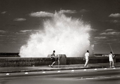 Galleri Mats Bergman Oramad Per Sihlberg - Big wave Malecon Havana