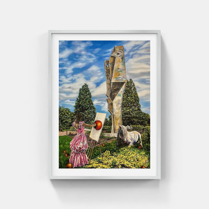 Galleri Mats Bergman Silverram med passepartout Caroline af Ugglas - Jag och Picasso