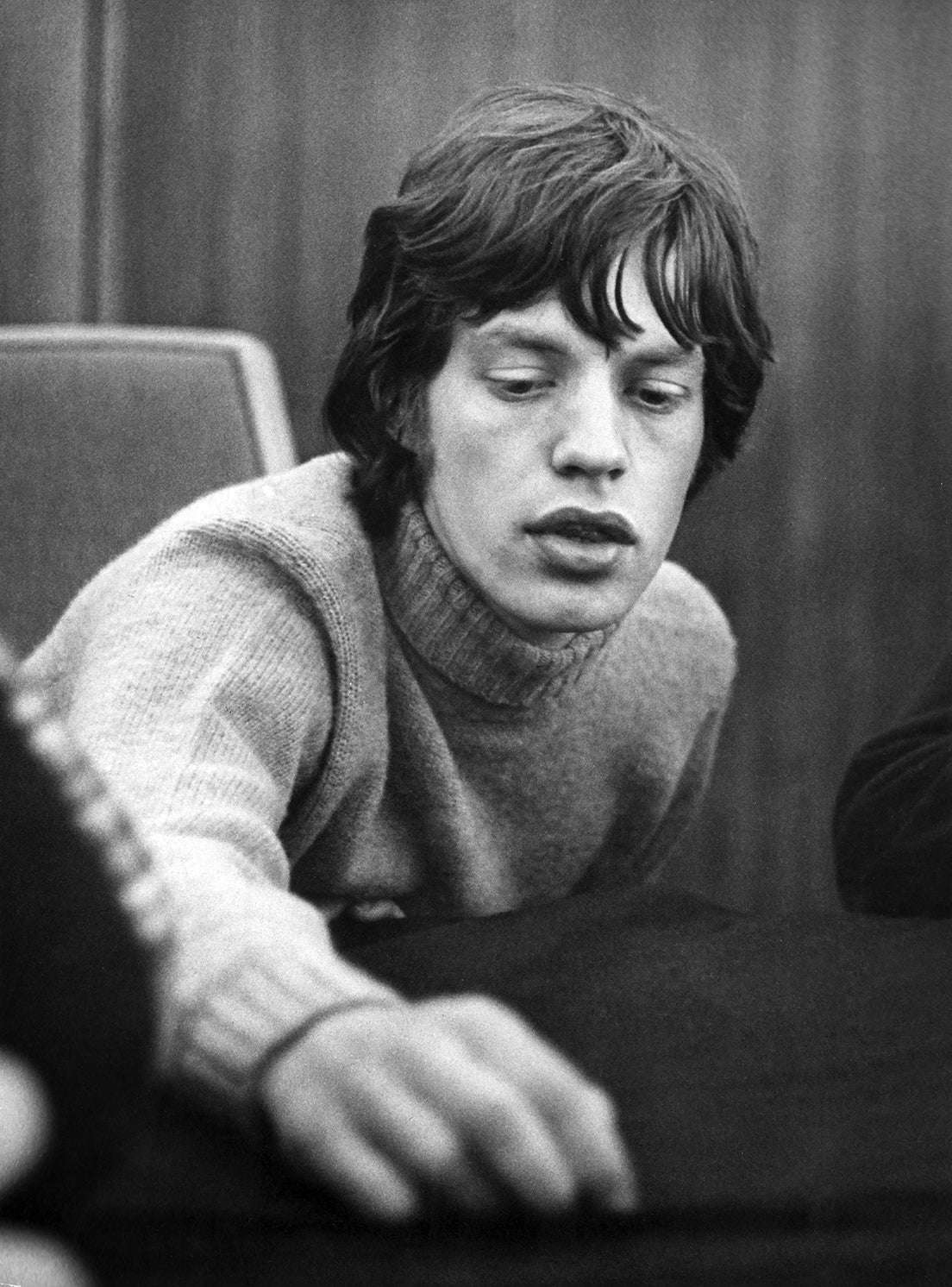 Galleri Mats Bergman Svart ram Jan Dahlander - Mick Jagger