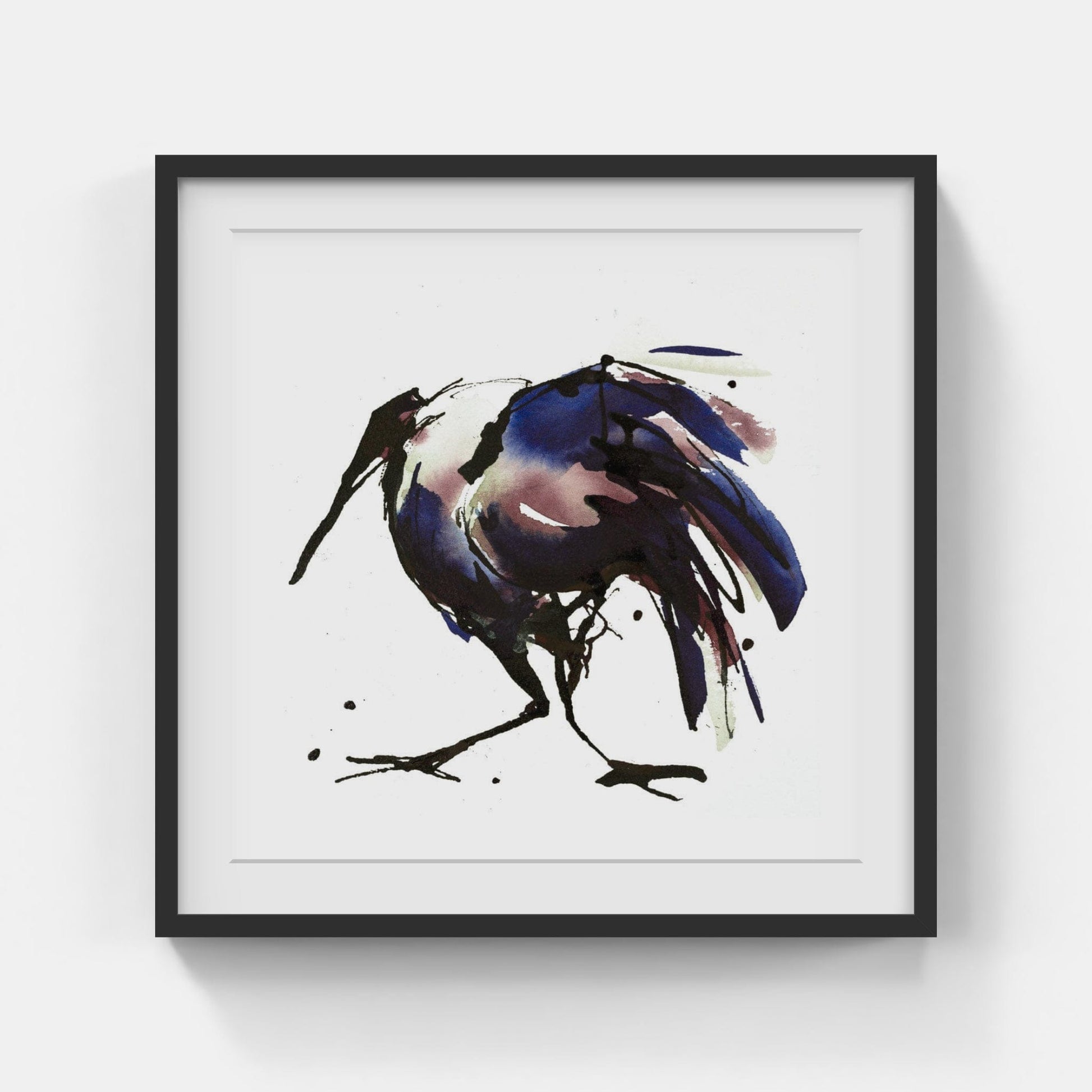 Galleri Mats Bergman Svart ram med passepartout Ylva Molitor-Gärdsell - Lila Melling