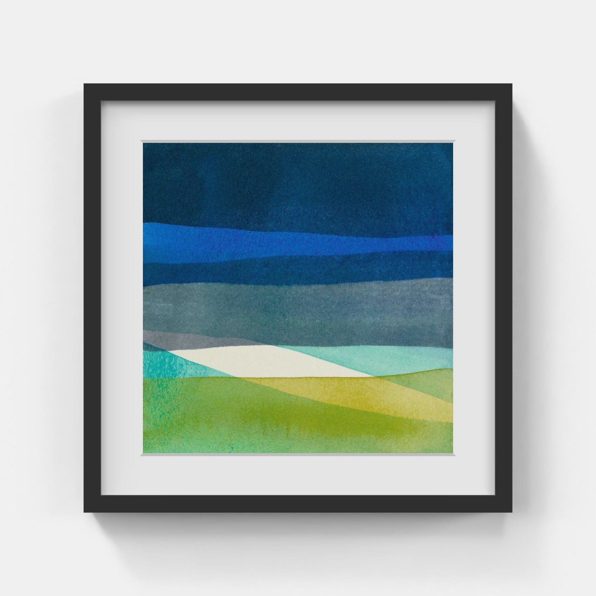 Galleri Mats Bergman Svart ram med passepartout Ylva Molitor-Gärdsell - Österlen i mitt hjärta I