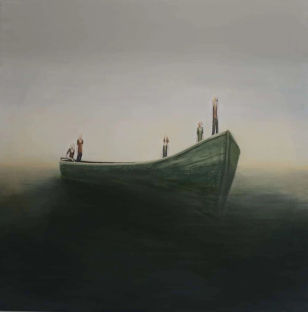 Marie Thorslund - Green boat