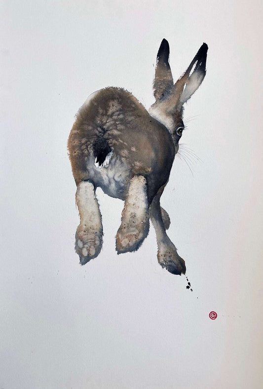 Karl Mårtens - Hare II - Watercolour