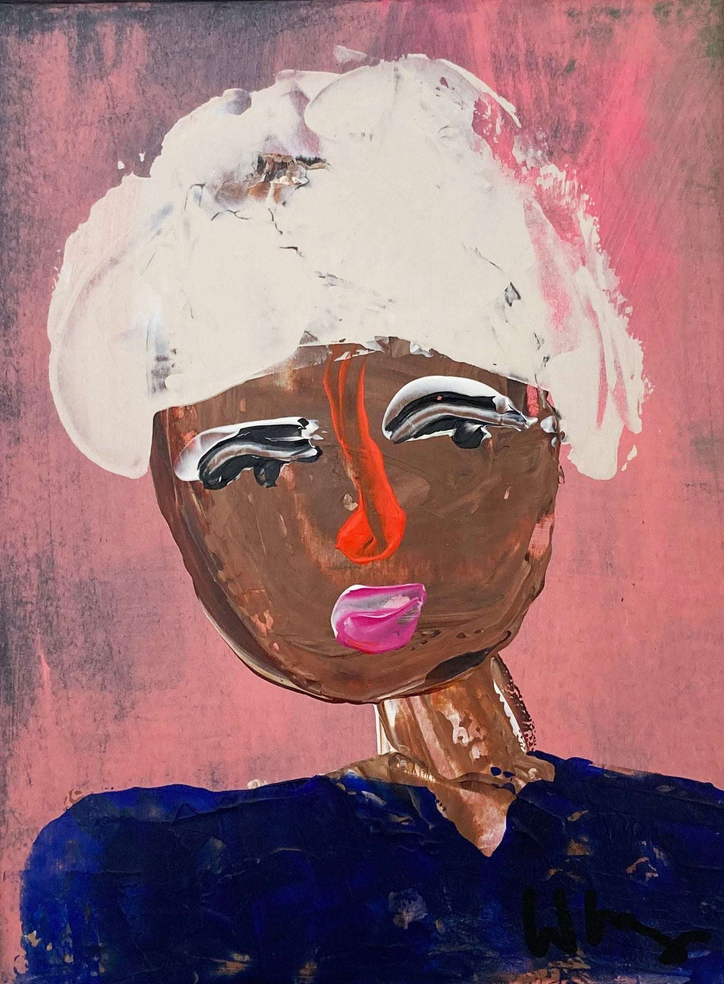 Weronika Hagerling - Lady with white hair